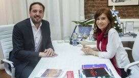 Luciano Di Nápoli fue recibido por Cristina Kirchner en el Instituto Patria Luciano Di Nápoli fue recibido por Cristina Kirchner en el Instituto Patria