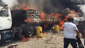 Venezuela: Macri responsabilizó a Maduro por la quema de ayuda humanitaria Venezuela: Macri responsabilizó a Maduro por la quema de ayuda humanitaria
