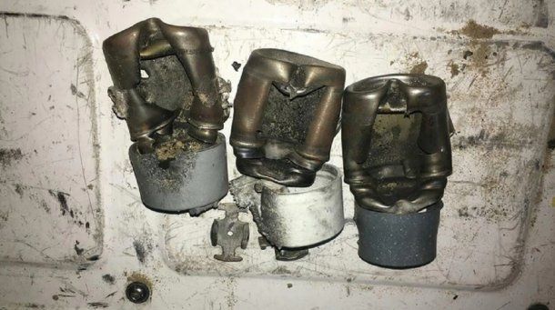 Encontraron 6 explosivos en un contenedor en Flores