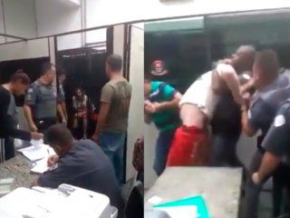 la policia de bolsonaro le quebro el brazo a un dirigente petista por llevar una remera de lula libre la policia de bolsonaro le quebro el brazo a un dirigente petista por llevar una remera de lula libre