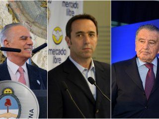Alejandro Bulgheroni, Marcos Galperín y Eduardo Eurnekian Alejandro Bulgheroni, Marcos Galperín y Eduardo Eurnekian