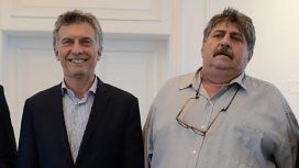 Mauricio Macri y Ricardo Pignanelli Mauricio Macri y Ricardo Pignanelli