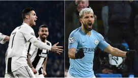 Cristiano Ronaldo y Sergio Agüero Cristiano Ronaldo y Sergio Agüero