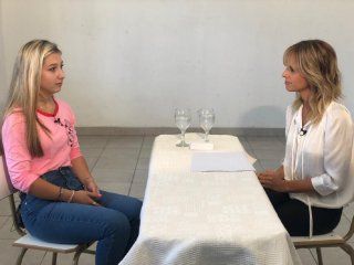 Nahir Galarza con Mariana Fabbiani Nahir Galarza con Mariana Fabbiani