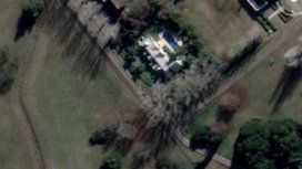 Foto aérea del casa quinta que se habría apropiado la abogada con dos cómplices Foto aérea del casa quinta que se habría apropiado la abogada con dos cómplices