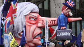 Tiempo de descuento: miles se manifestaron en Londres días antes del Brexit Tiempo de descuento: miles se manifestaron en Londres días antes del Brexit