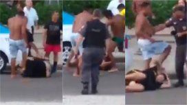 VIDEO: La policía de Bolsonaro permitió que hinchas de Flamengo golpeen a uno de Peñarol VIDEO: La policía de Bolsonaro permitió que hinchas de Flamengo golpeen a uno de Peñarol