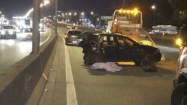 Una camioneta chocó a un Uber en la Panamericana y mató a su pasajera Una camioneta chocó a un Uber en la Panamericana y mató a su pasajera