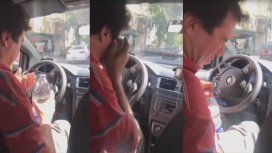 Un taxista discutió con otro conductor y terminó con gas pimienta en los ojos Un taxista discutió con otro conductor y terminó con gas pimienta en los ojos