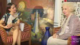 Estela de Carlotto le preguntó a Cristina si quiere volver a ser presidenta Estela de Carlotto le preguntó a Cristina si quiere volver a ser presidenta