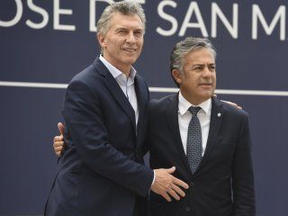 Mauricio Macri y Alfredo Cornejo Mauricio Macri y Alfredo Cornejo