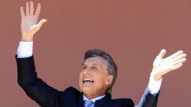 Mauricio Macri en el balcón de la Casa Rosada Mauricio Macri en el balcón de la Casa Rosada