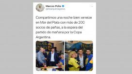 El community manager de Marcos Peña se confundió de cliente El community manager de Marcos Peña se confundió de cliente