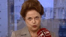 Dilma Rousseff mano a mano con C5N Dilma Rousseff mano a mano con C5N