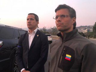 Juan Guaidó y Leopoldo López Juan Guaidó y Leopoldo López