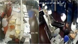 VIDEO: Un ladrón intentó robar una panadería y lo echaron a bandejazos VIDEO: Un ladrón intentó robar una panadería y lo echaron a bandejazos