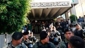Constitución: Gendarmería allana la sede central del sindicato de Camioneros Constitución: Gendarmería allana la sede central del sindicato de Camioneros