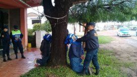 Así fue el traslado de los detenidos por el ataque al diputado Olivares y su asesor Yadón Así fue el traslado de los detenidos por el ataque al diputado Olivares y su asesor Yadón