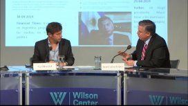 Axel Kicillof estuvo en el Wilson Center de Washington Axel Kicillof estuvo en el Wilson Center de Washington