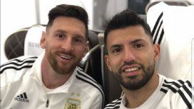 Lionel Messi y Sergio Agüero Lionel Messi y Sergio Agüero