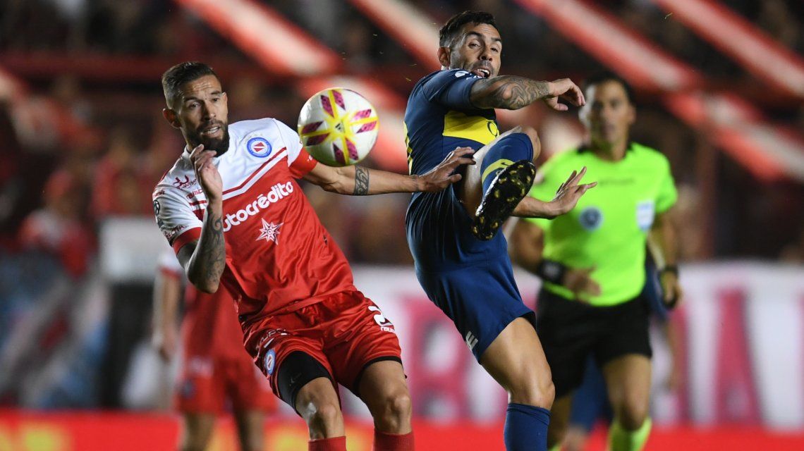 Argentinos y Boca igualaron en la ida de la semifinal de la Copa de la Superliga