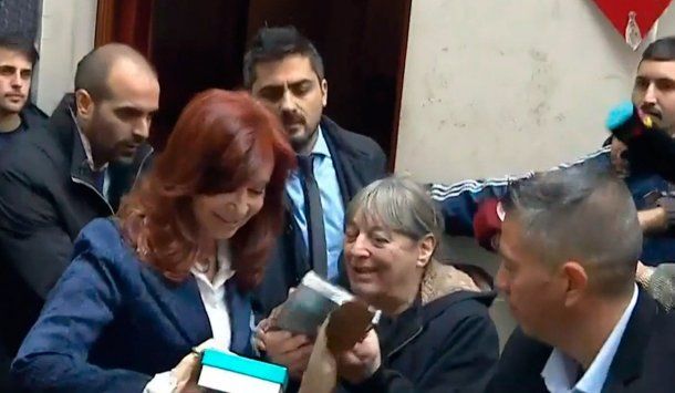 Alejandra Mársico con Cristina Kirchner<br>