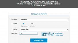¿Dónde voto? Consultá el padrón electoral 2019 ¿Dónde voto? Consultá el padrón electoral 2019