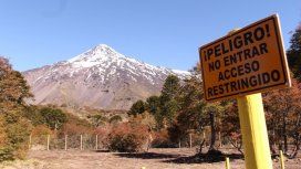 El volcán Lanin, en la zona donde fue encontrado el ciudadano argentino. El volcán Lanin, en la zona donde fue encontrado el ciudadano argentino.