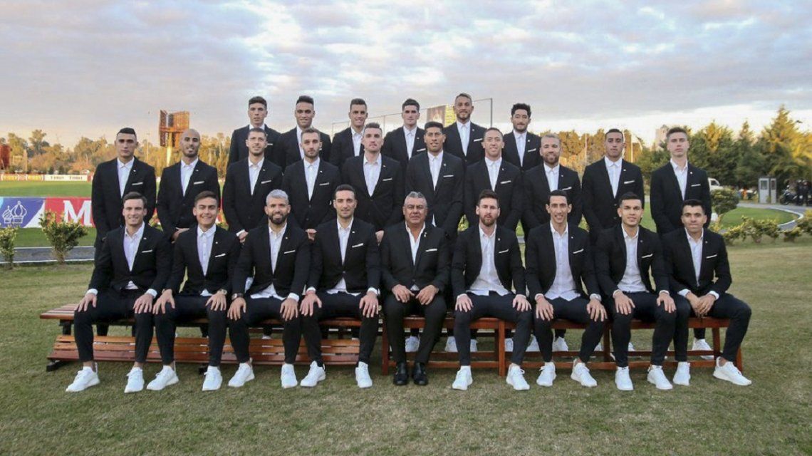 La foto oficial de la Selección argentina que disputará la Copa América 2019