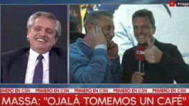 Alberto Fernández invitó a Sergio Massa: Tomemos un café que tenemos que estar juntos Alberto Fernández invitó a Sergio Massa: Tomemos un café que tenemos que estar juntos