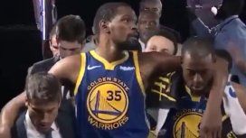 La espeluznante lesión de Kevin Durant en la final de la NBA La espeluznante lesión de Kevin Durant en la final de la NBA