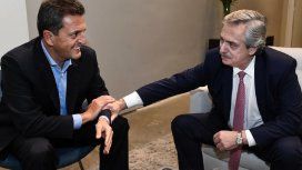 La primera imagen de la unidad entre Alberto Fernández y Sergio Massa La primera imagen de la unidad entre Alberto Fernández y Sergio Massa