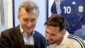 Mauricio Macri y Lionel Messi Mauricio Macri y Lionel Messi