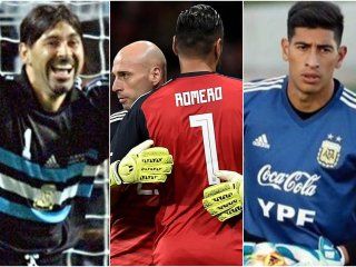 Pumpido, Roa, Romero y Andrada, cuatro de los que se quedaron afuera Pumpido, Roa, Romero y Andrada, cuatro de los que se quedaron afuera