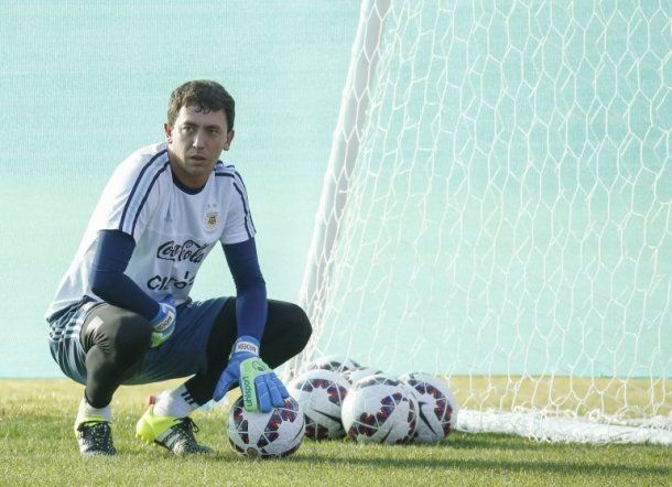 Agustín Marchesín estuvo en la lista preliminar de la Copa América 2016