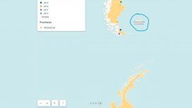 El Gobierno publicó otro mapa que llama Falkland a las Malvinas El Gobierno publicó otro mapa que llama Falkland a las Malvinas