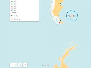 el gobierno publico otro mapa que llama falkland a las malvinas el gobierno publico otro mapa que llama falkland a las malvinas