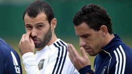 Javier Mascherano y Maxi Rodríguez Javier Mascherano y Maxi Rodríguez