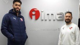Barboza tras la revisión médica. Foto: @caindependiente Barboza tras la revisión médica. Foto: @caindependiente