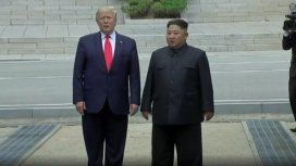Donald Trump pisó suelo norcoreano Donald Trump pisó suelo norcoreano