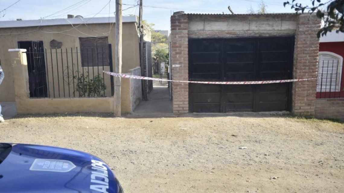 l pasillo desde donde habrÃa disparado el femicida. Foto: La VozÂ