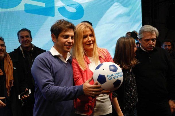Axel Kicillof y Verónica Magario