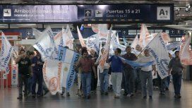 Protesta en Aeroparque Protesta en Aeroparque