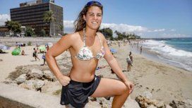 Macarena Cabruja salvó a un chico de morir ahogado en una playa en Palma de Mallorca Macarena Cabruja salvó a un chico de morir ahogado en una playa en Palma de Mallorca
