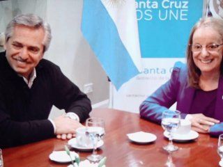 Alberto Fernández y Alicia Kirchner Alberto Fernández y Alicia Kirchner
