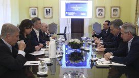 Una de las últimas reuniones de Gabinete de Mauricio Macri Una de las últimas reuniones de Gabinete de Mauricio Macri