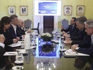 Una de las últimas reuniones de Gabinete de Mauricio Macri Una de las últimas reuniones de Gabinete de Mauricio Macri