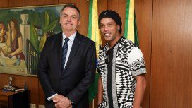 Jair Bolsonaro y Ronaldinho Gaúcho Jair Bolsonaro y Ronaldinho Gaúcho