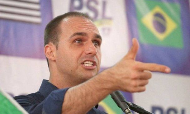 Eduardo Bolsonaro was Brazil's most voted MP in the 2018 elections 