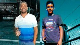 Amadeo Martínez (38) y Franco Soria (17) Amadeo Martínez (38) y Franco Soria (17)